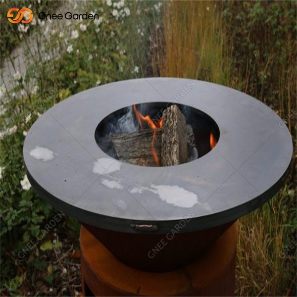 a corten steel BBQ grill 5 a corten steel BBQ grill 5