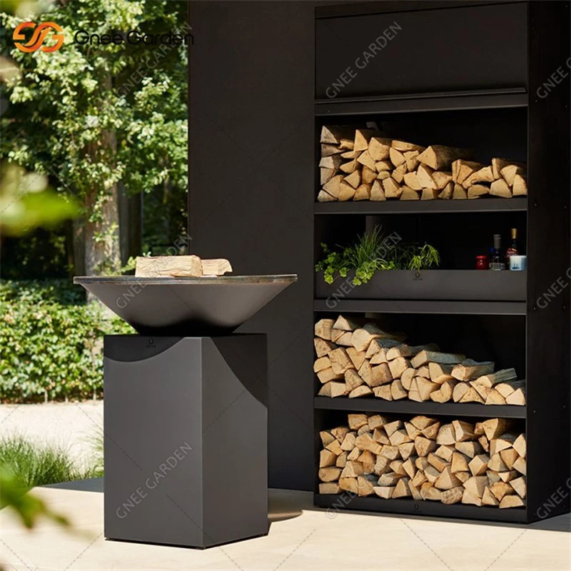 a corten steel BBQ grill 5 a corten steel BBQ grill 5