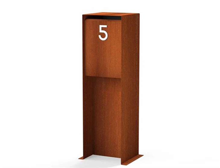 Corten Steel Smart Locking Post Post Post Post kirja jaoks