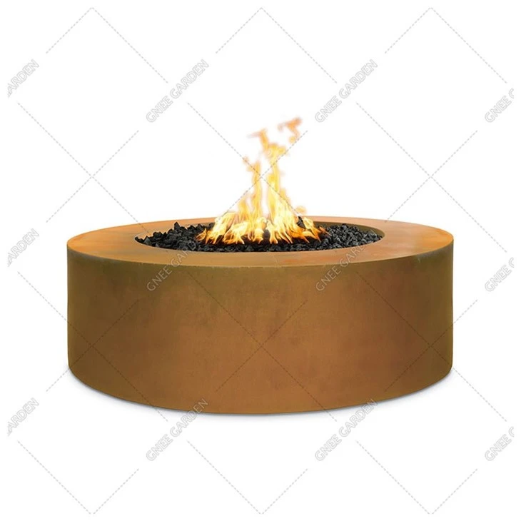 Customized Outdoor Fire Pit Weathering Steel Sheet Fire Pit