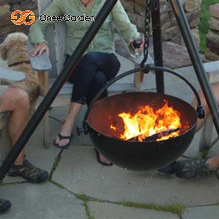 Outdoor Black Corten Steel BBQ Grill