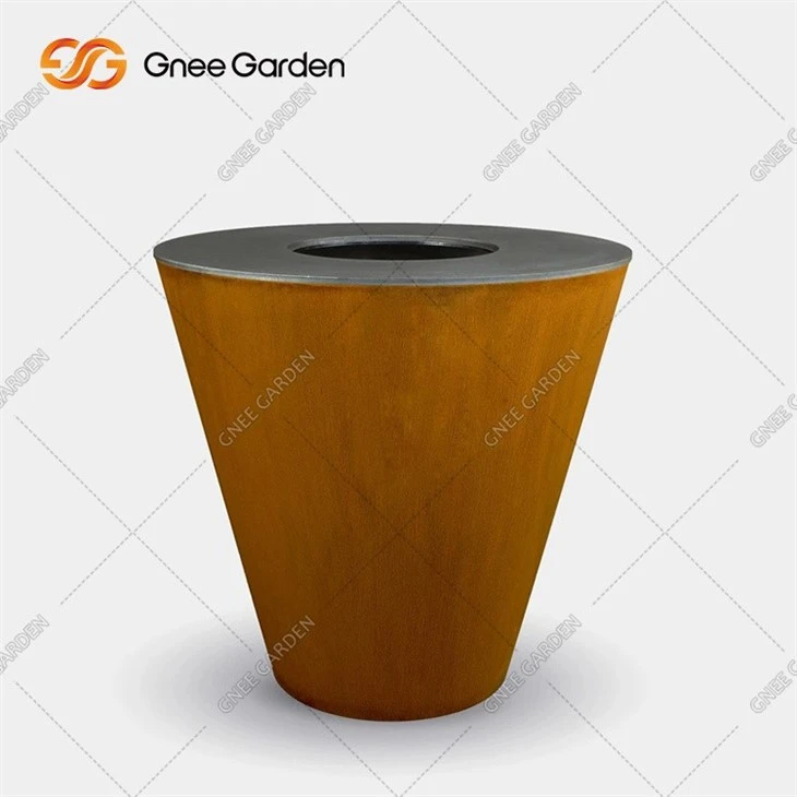 Outdoor Wood Fuel Corten Steel BBQ