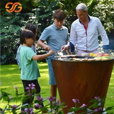 Corteni terasest Firepit-grillid