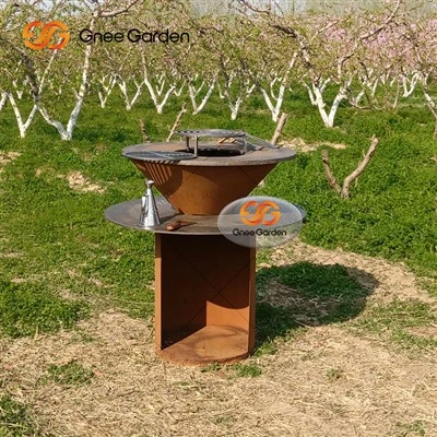 GNEE   Corten   teras   Corten   teras   BBQ   grill