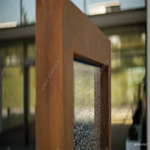 Weather Resistant Steel Garden Decorative Landscape Waterfall