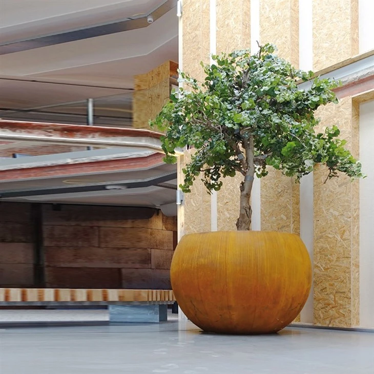 Custom Outdoor Metal Garden Pots Corten Steel Pots Flower Planters