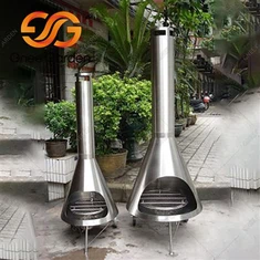 Roostevabast terasest puuküttega tulekaev