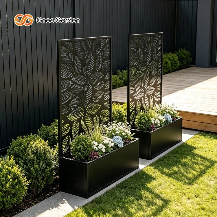 Leaf Galvanized Steel Planter Boxes Leaf Galvanized Steel Planter Boxes