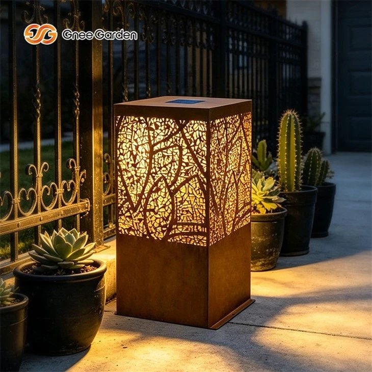 Art Decoration Corten Outdoor Lights
