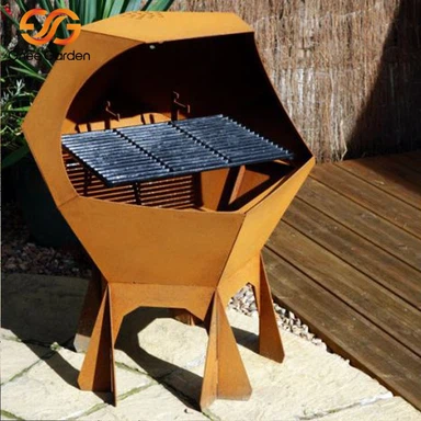 Corten Steel outdoor bbq grill Corten Steel outdoor bbq grill